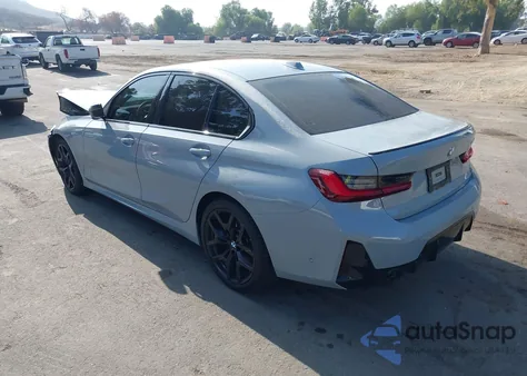 2025 BMW 3 Series 330I из США, поврежденный, VIN 3MW69CW00S8F14140